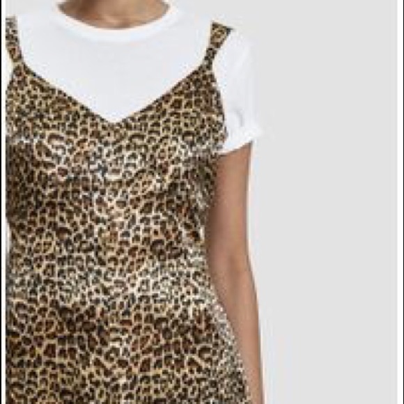 Leopard print slip dress - Picture 2 of 4